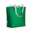 Shopper in R-PET laminato con soffietto alla base - manici lunghi in poliestere FullGadgets.com