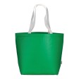 Shopper in R-PET laminato con soffietto alla base - manici lunghi in poliestere FullGadgets.com