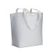 Shopper in R-PET laminato con soffietto alla base - manici lunghi in poliestere FullGadgets.com