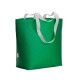 Shopper in R-PET laminato con soffietto alla base - manici lunghi in poliestere FullGadgets.com