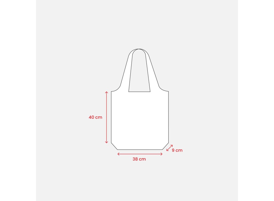 Shopper in RPET 210T ripiegabile FullGadgets.com