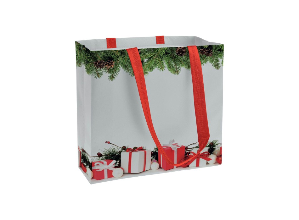 Shopper in TNT laminato con stampa a tema, manici lunghi e soffietto FullGadgets.com