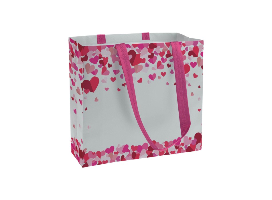 Shopper in TNT laminato con stampa a tema, manici lunghi e soffietto FullGadgets.com