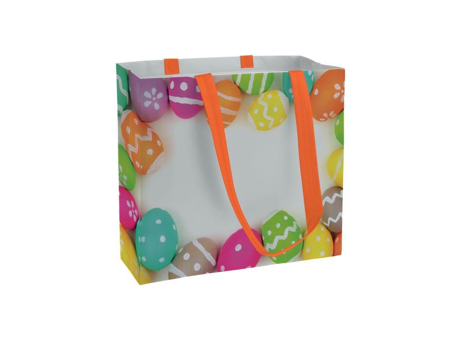 Shopper in TNT laminato con stampa a tema, manici lunghi e soffietto FullGadgets.com