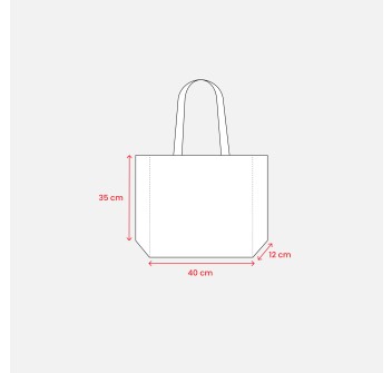 Shopper in TNT laminato, manici lunghi e soffietto FullGadgets.com