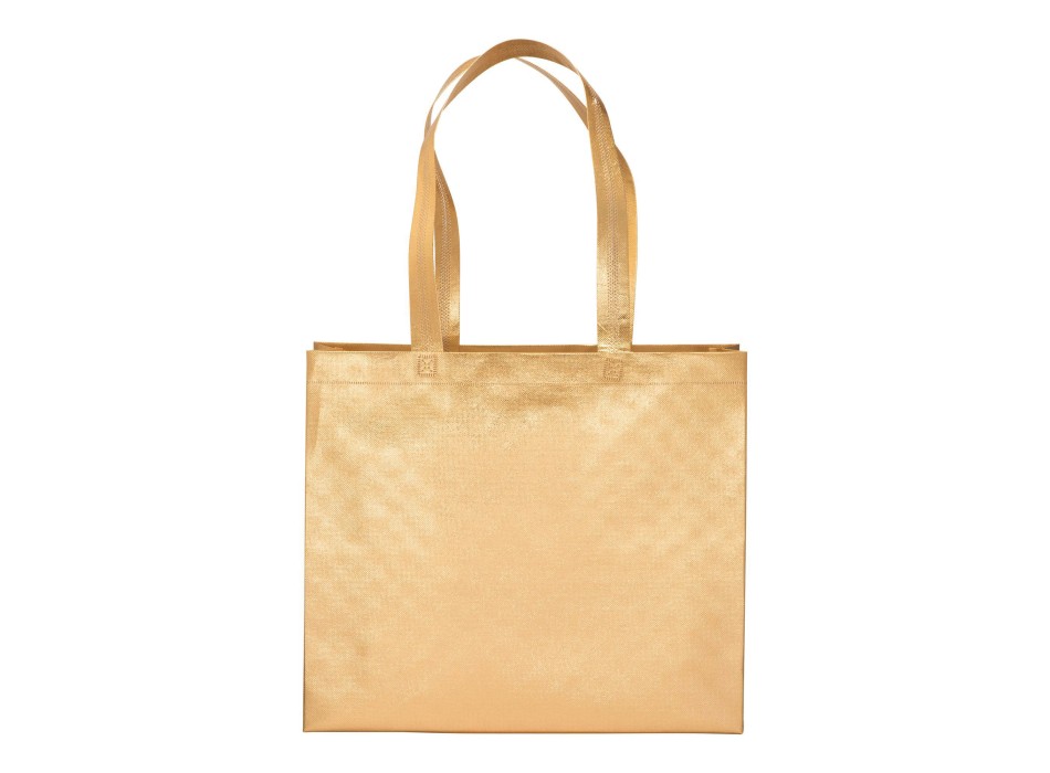 Shopper in TNT laminato metallizzata, manici lunghi e soffietto FullGadgets.com