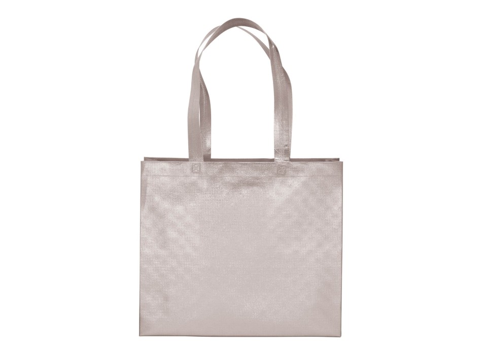 Shopper in TNT laminato metallizzata, manici lunghi e soffietto FullGadgets.com