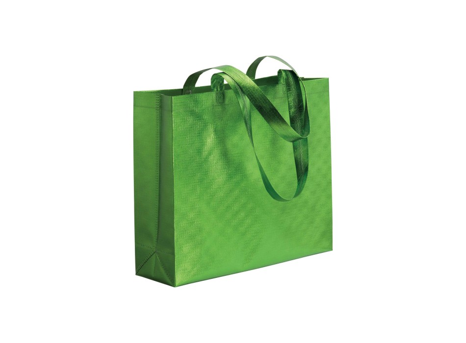 Shopper in TNT laminato metallizzata, manici lunghi e soffietto FullGadgets.com