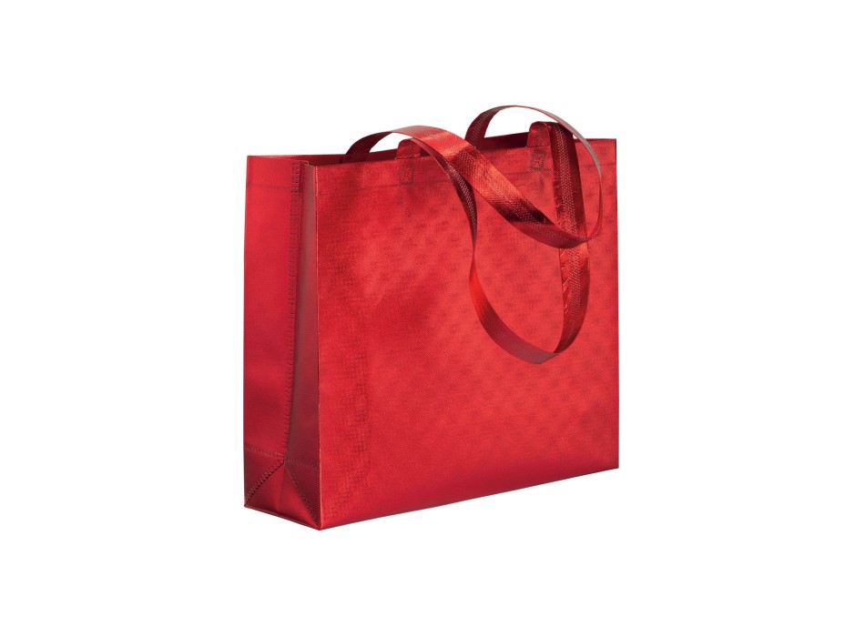 Shopper in TNT laminato metallizzata, manici lunghi e soffietto FullGadgets.com