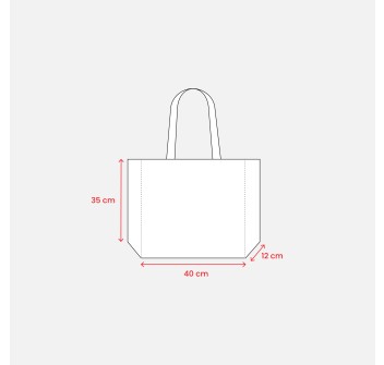 Shopper in TNT laminato metallizzata, manici lunghi e soffietto FullGadgets.com