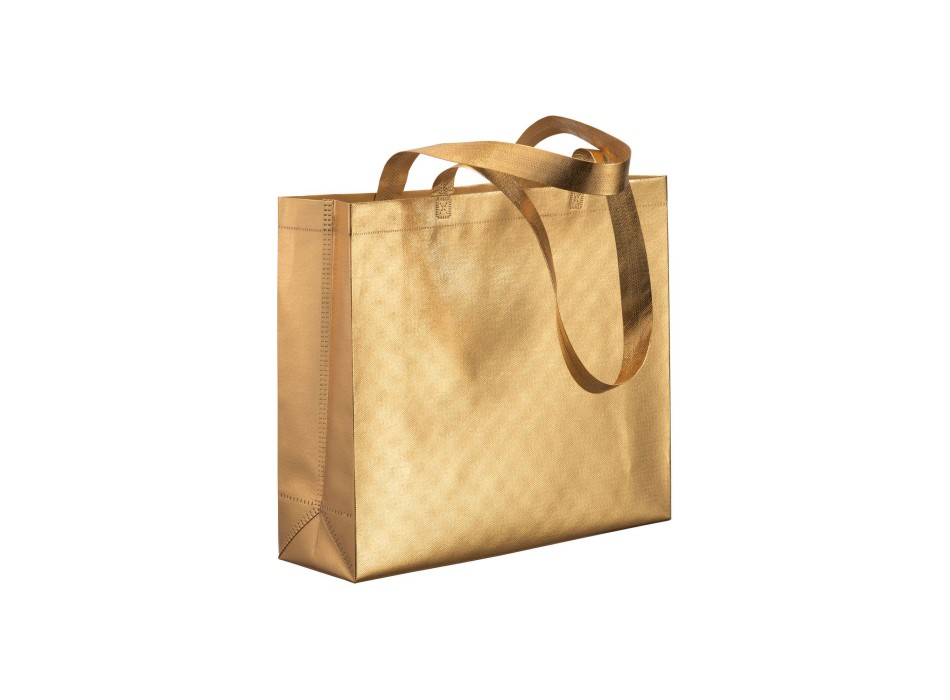 Shopper in TNT laminato metallizzata, manici lunghi e soffietto FullGadgets.com