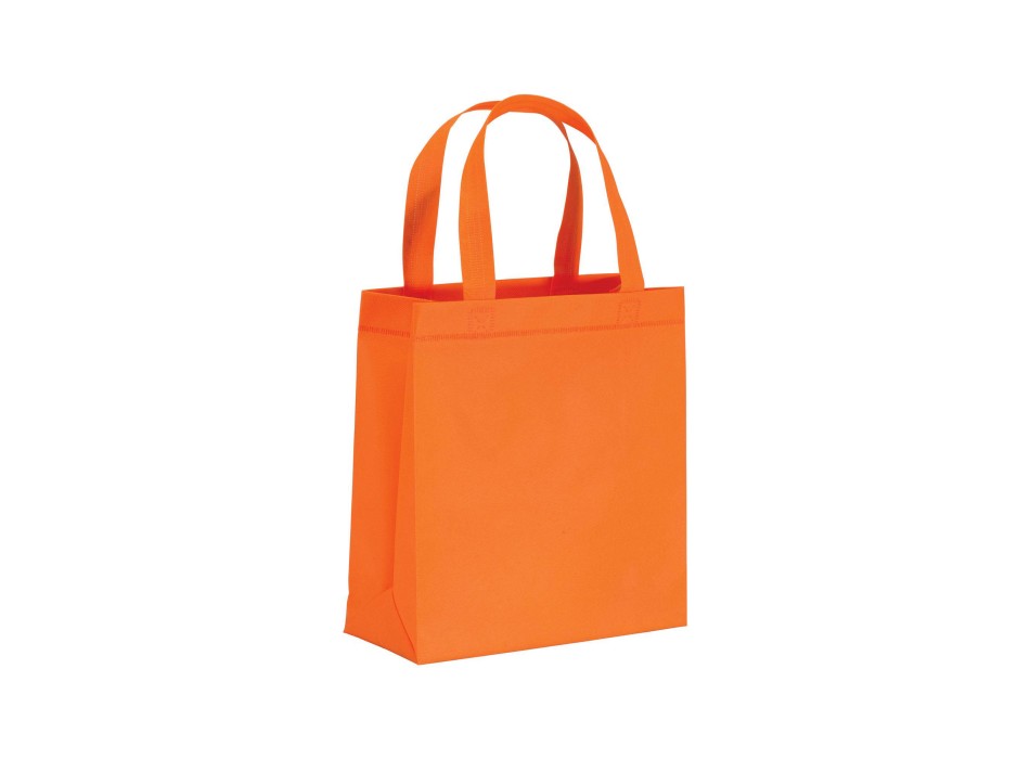 Shopper mini con soffietto in TNT 80 g/m2, manici corti FullGadgets.com