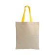 Shopper mini in cotone naturale 135 g/m2, manici corti colorati FullGadgets.com