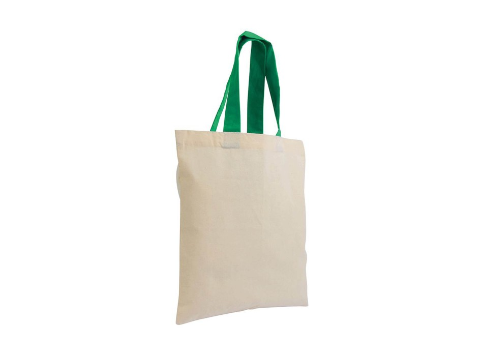 Shopper mini in cotone naturale 135 g/m2, manici corti colorati FullGadgets.com