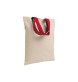 Shopper mini in cotone naturale 135 g/m2, manici corti colorati FullGadgets.com