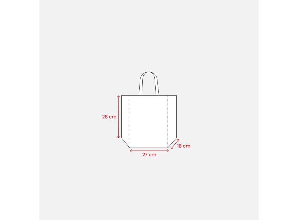 Shopper porta bottiglie (6 posti) in PP laminato 120 g/m2, manici corti a nastro FullGadgets.com
