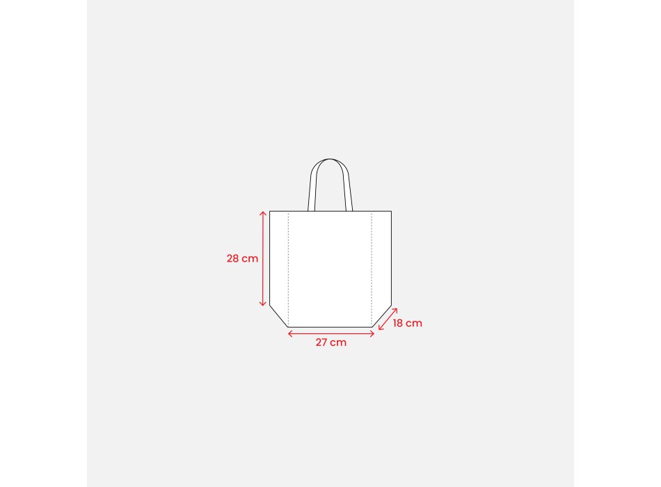 Shopper porta bottiglie (6 posti) in PP laminato 120 g/m2, manici corti a nastro FullGadgets.com