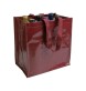 Shopper porta bottiglie (6 posti) in PP laminato 120 g/m2, manici corti a nastro FullGadgets.com
