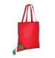 Shopper ripiegabile a forma di fragola in poliestere 190T, con foglia personalizzabile FullGadgets.com
