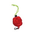 Shopper ripiegabile a forma di rosa in poliestere 190T, con moschettone in plastica FullGadgets.com
