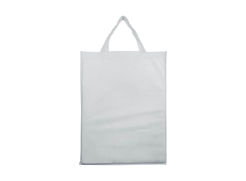 Shopper ripiegabile con soffietto in TNT 80 g/m2, manici corti FullGadgets.com