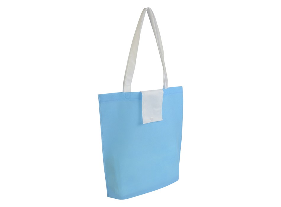 Shopper ripiegabile in TNT 80 g/m2 termosaldato, manici corti FullGadgets.com