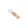 SHOPZ. Portachiavi in bambù con estremità a forma di moneta FullGadgets.com