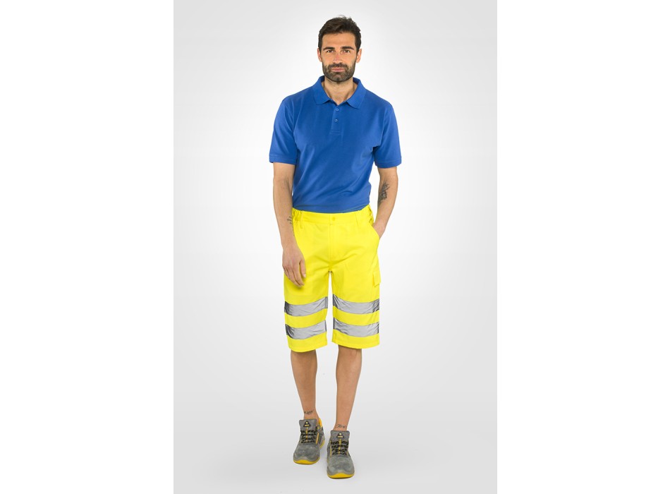 SHORT ALTA VISIB. POL/COT GIALLO FullGadgets.com