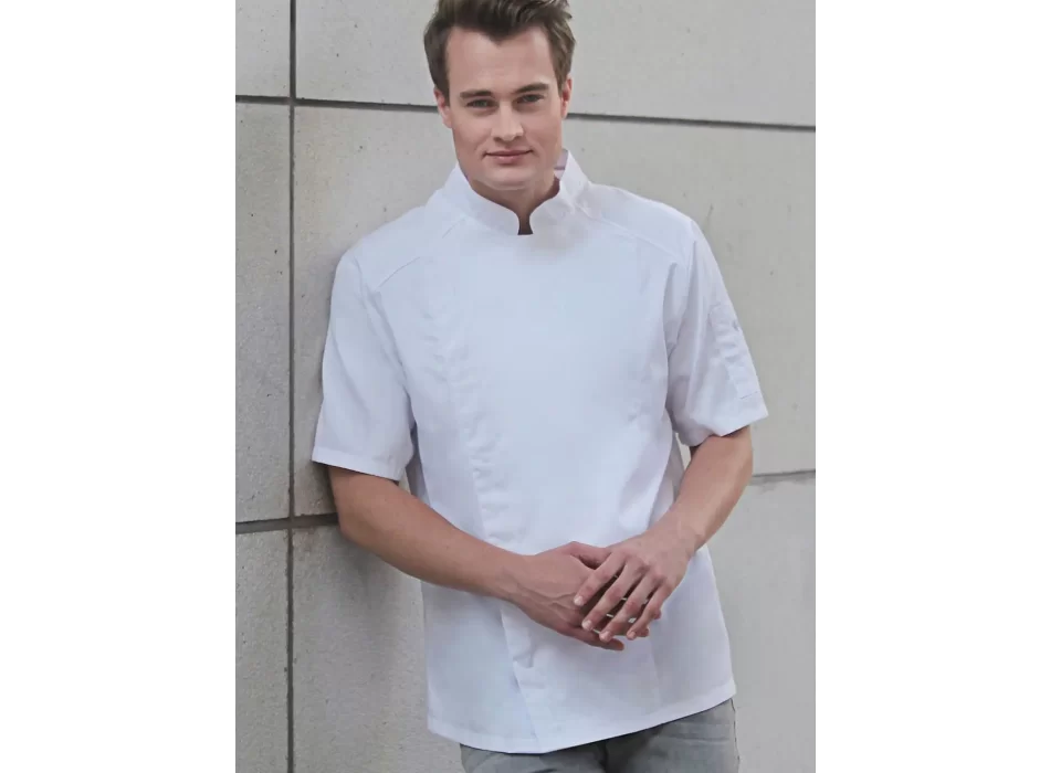 Short-Sleeve Chef Jacket Modern-Look FullGadgets.com
