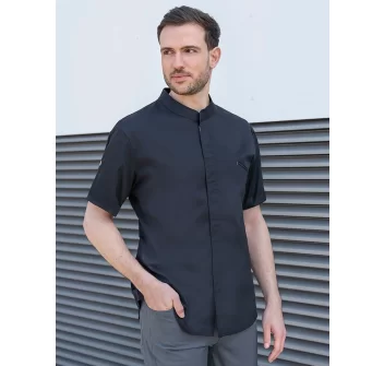 Short-sleeve Chef Jacket Modern-Touch FullGadgets.com