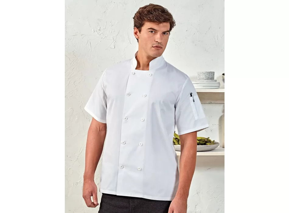 Short Sleeve Chef's Jacket FullGadgets.com