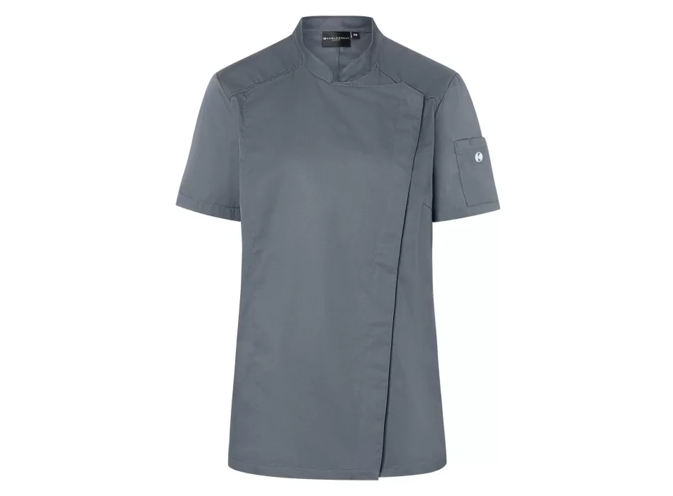 Short-Sleeve Ladies' Chef Jacket Modern-Look FullGadgets.com