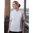 Short-Sleeve Ladies' Chef Jacket Modern-Look FullGadgets.com