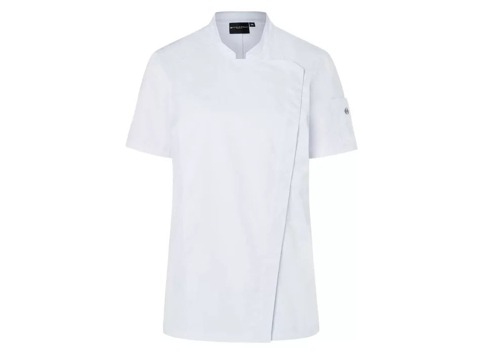 Short-Sleeve Ladies' Chef Jacket Modern-Look FullGadgets.com