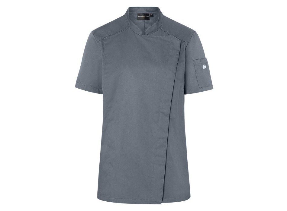 Short-Sleeve Ladies' Chef Jacket Modern-Look FullGadgets.com