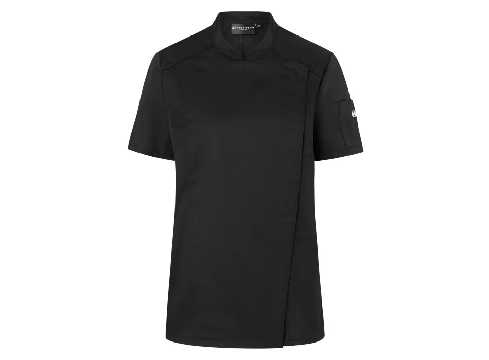 Short-Sleeve Ladies' Chef Jacket Modern-Look FullGadgets.com