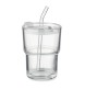 SIP - Bicchiere in vetro con cannuccia 4 FullGadgets.com