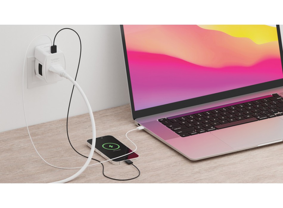 SKROSS Adattatore da viaggio MUV 65W PD con cavo USB C FullGadgets.com