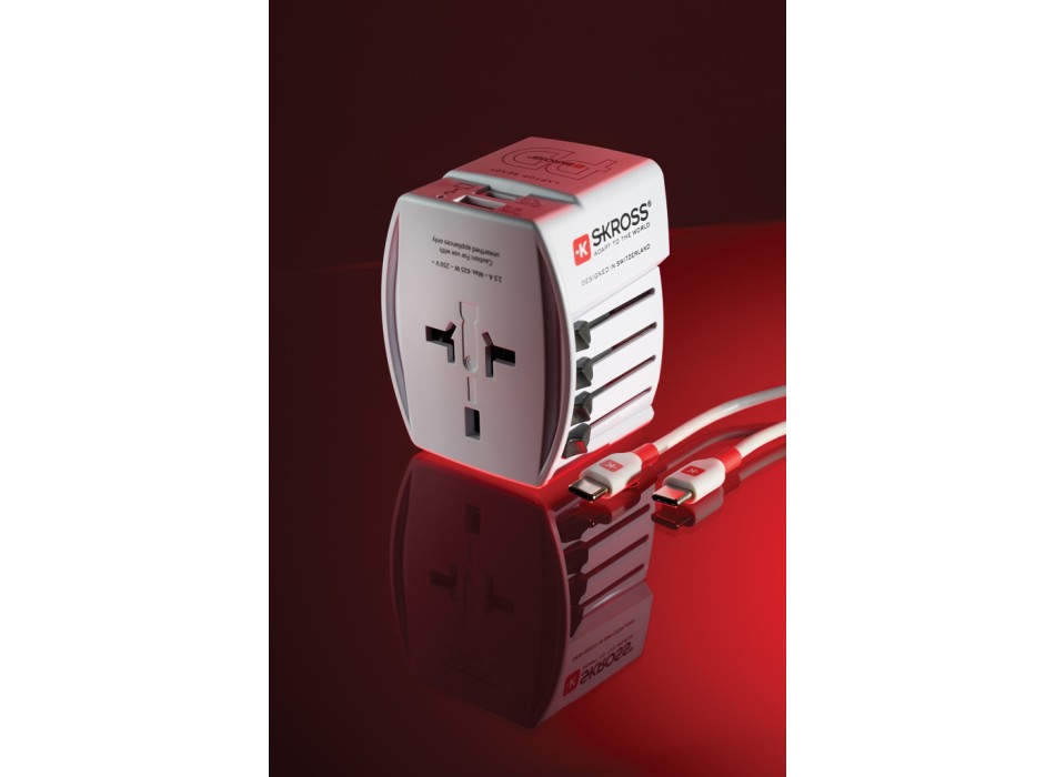 SKROSS Adattatore da viaggio MUV 65W PD con cavo USB C FullGadgets.com