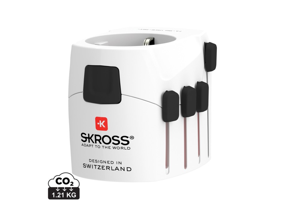 SKROSS Adattatore da viaggio universale Pro 3 poli FullGadgets.com