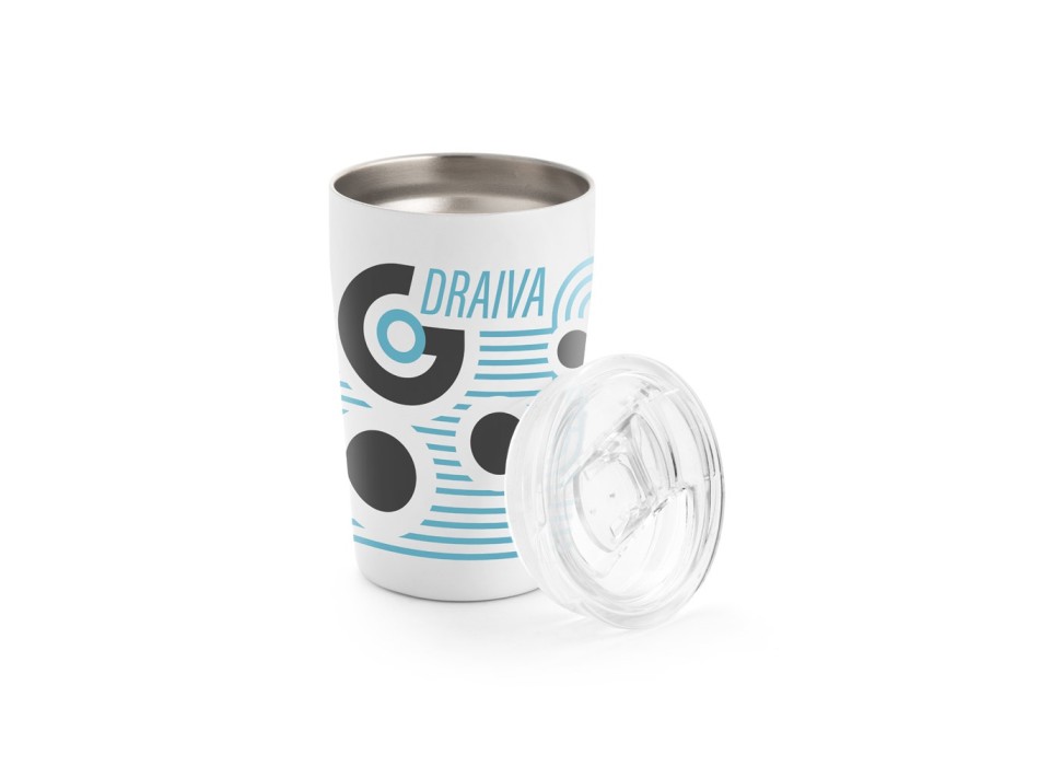 SLIDER. Bicchiere da viaggio in acciaio inox 380 mL FullGadgets.com