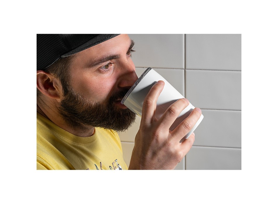 SLIDER. Bicchiere da viaggio in acciaio inox 380 mL FullGadgets.com