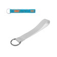 SLOUGH. Lanyard corto per stampa sublimatica in poliestere riciclato (100% rPET) con anello FullGadgets.com