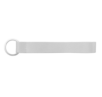 SLOUGH. Lanyard corto per stampa sublimatica in poliestere riciclato (100% rPET) con anello FullGadgets.com