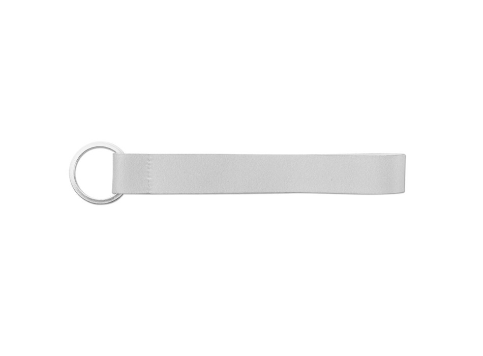 SLOUGH. Lanyard corto per stampa sublimatica in poliestere riciclato (100% rPET) con anello FullGadgets.com