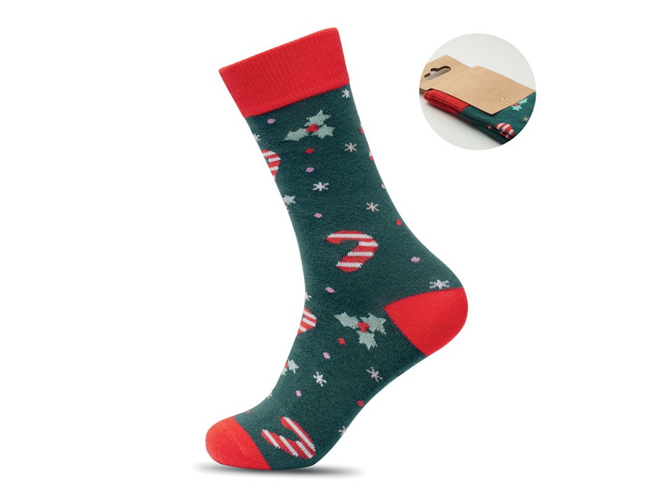 SOC LARGE - Coppia di calzini natalizie L FullGadgets.com