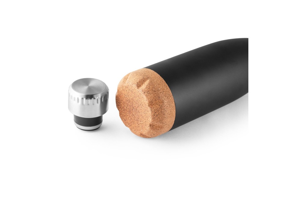 SOLBERG. Borraccia termica in acciaio inox con base in sughero 560 mL FullGadgets.com