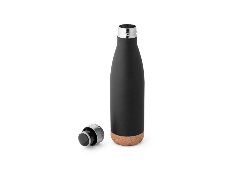 SOLBERG. Borraccia termica in acciaio inox con base in sughero 560 mL FullGadgets.com