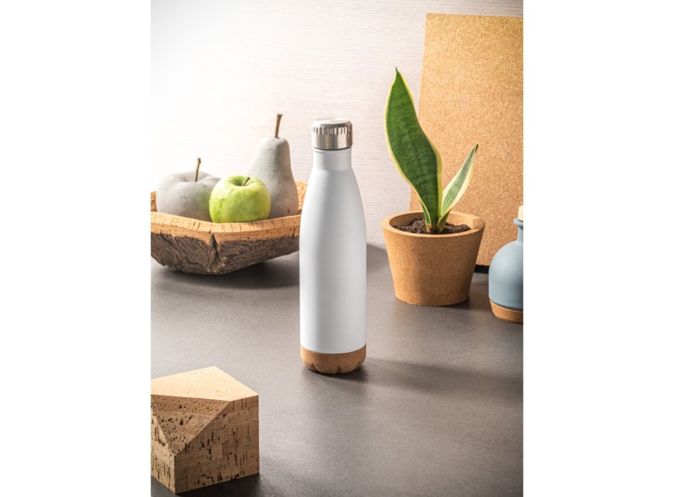 SOLBERG. Borraccia termica in acciaio inox con base in sughero 560 mL FullGadgets.com