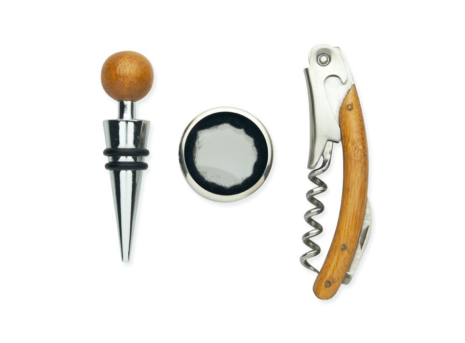 SONOMA - Set vino con scatola in bambu FullGadgets.com